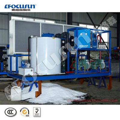 Fresh-keeping Focusun 2021 5 ton flake ice machine with oversea engineers instructions