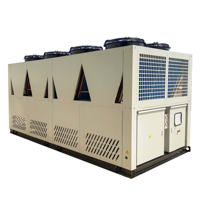 Solution CE 200kw Industrial Air Cooling Equipment Air Cooling Screw Cooled Water Chiller